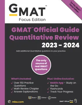  GMAT Official Guide Quantitative Review 2023-2024, Focus Edition | Buch |  Sack Fachmedien