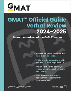  GMAT Official Guide Verbal Review 2024-2025: Book + Online Question Bank | Buch |  Sack Fachmedien