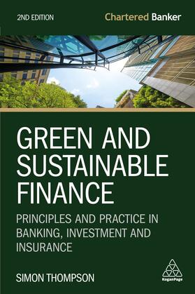 Thompson |  Green and Sustainable Finance | Buch |  Sack Fachmedien