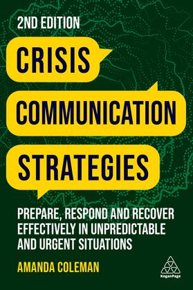 Coleman |  Crisis Communication Strategies | Buch |  Sack Fachmedien