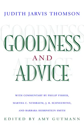 Thomson / Gutmann | Goodness and Advice | E-Book | sack.de