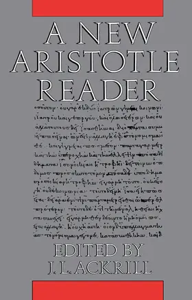 Ackrill |  A New Aristotle Reader | eBook | Sack Fachmedien