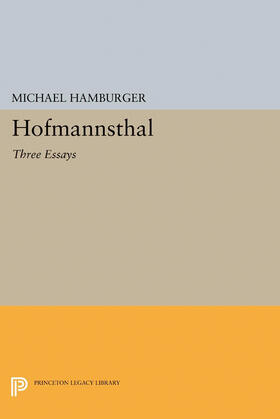 Hamburger |  Hofmannsthal | eBook | Sack Fachmedien