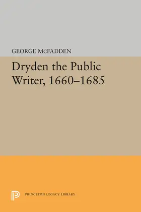 McFadden |  Dryden the Public Writer, 1660-1685 | eBook | Sack Fachmedien