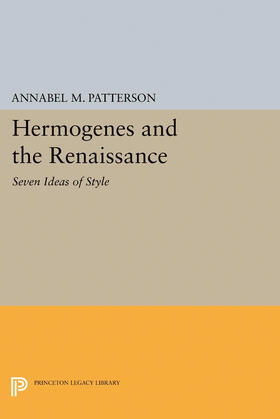 Patterson |  Hermogenes and the Renaissance | eBook | Sack Fachmedien