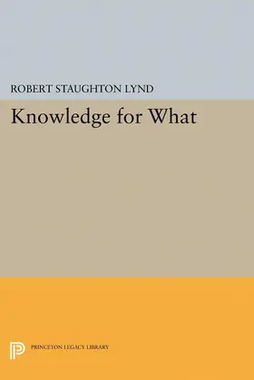 Lynd |  Knowledge for What | eBook | Sack Fachmedien