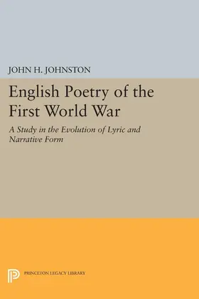 Johnston |  English Poetry of the First World War | eBook | Sack Fachmedien