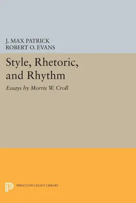 Croll / Patrick / Evans |  Style, Rhetoric, and Rhythm | eBook | Sack Fachmedien