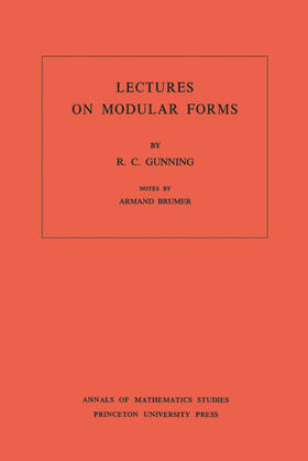Gunning |  Lectures on Modular Forms. (AM-48), Volume 48 | eBook | Sack Fachmedien