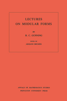 Gunning |  Lectures on Modular Forms | eBook | Sack Fachmedien