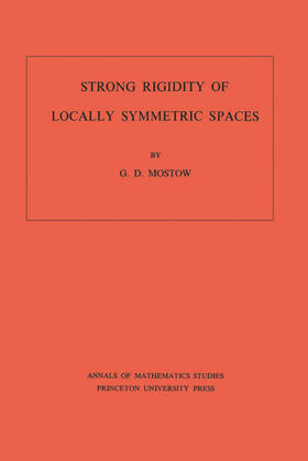 Mostow |  Strong Rigidity of Locally Symmetric Spaces. (AM-78), Volume 78 | eBook | Sack Fachmedien