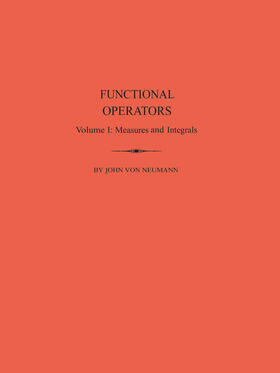 von Neumann |  Functional Operators, Volume 1 | eBook | Sack Fachmedien