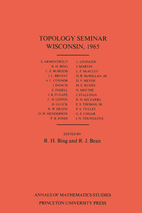 Bing / Bean |  Topology Seminar Wisconsin, 1965. (AM-60), Volume 60 | eBook | Sack Fachmedien