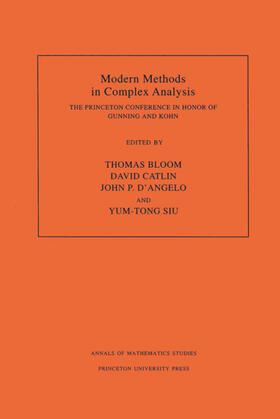 Bloom / Catlin / D'Angelo |  Modern Methods in Complex Analysis (AM-137), Volume 137 | eBook | Sack Fachmedien
