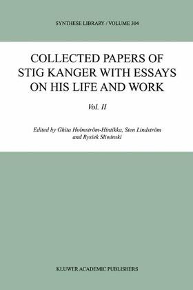 Holmström-Hintikka / Sliwinski / Lindström | Collected Papers of Stig Kanger with Essays on his Life and Work Volume II | Buch | 978-1-4020-0111-6 | sack.de