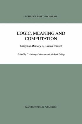 Anderson / Zelëny |  Logic, Meaning and Computation | Buch |  Sack Fachmedien