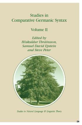 Thräinsson / Peter / Epstein |  Studies in Comparative Germanic Syntax | Buch |  Sack Fachmedien