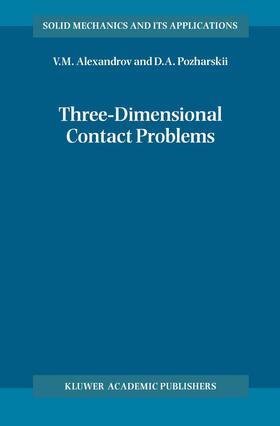 Pozharskii / Alexandrov |  Three-Dimensional Contact Problems | Buch |  Sack Fachmedien