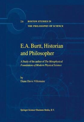 Villemaire |  E.A. Burtt, Historian and Philosopher | Buch |  Sack Fachmedien