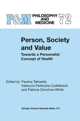 Taboada / Donohue-White / Cuddeback |  Person, Society and Value | Buch |  Sack Fachmedien