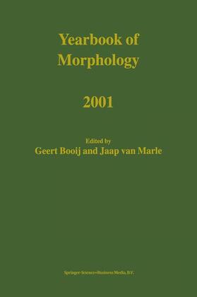 van Marle / Booij |  Yearbook of Morphology 2001 | Buch |  Sack Fachmedien