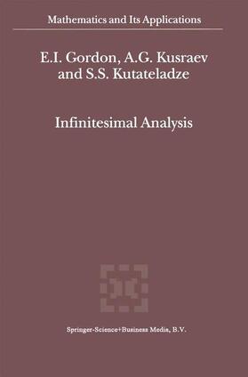 Gordon / Kutateladze / Kusraev |  Infinitesimal Analysis | Buch |  Sack Fachmedien