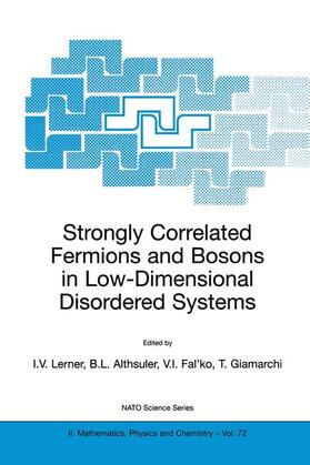 Lerner / Giamarchi / Althsuler |  Strongly Correlated Fermions and Bosons in Low-Dimensional Disordered Systems | Buch |  Sack Fachmedien