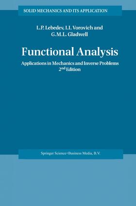Lebedev / Gladwell / Vorovich |  Functional Analysis | Buch |  Sack Fachmedien