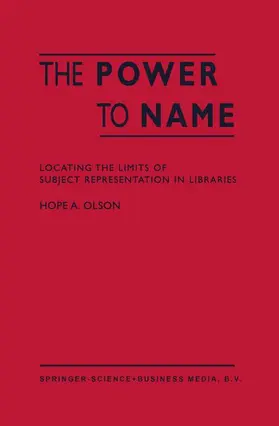 Olson |  The Power to Name | Buch |  Sack Fachmedien