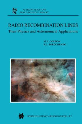 Sorochenko / Gordon |  Radio Recombination Lines | Buch |  Sack Fachmedien