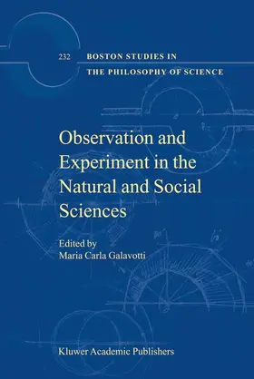 Galavotti |  Observation and Experiment in the Natural and Social Sciences | Buch |  Sack Fachmedien