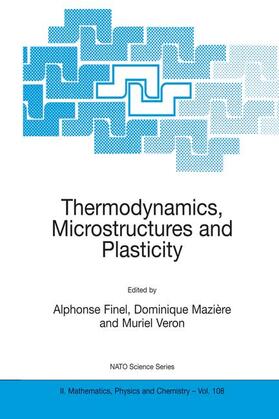 Finel / Veron / Mazière |  Thermodynamics, Microstructures and Plasticity | Buch |  Sack Fachmedien