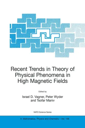 Vagner / Wyder / Maniv |  Recent Trends in Theory of Physical Phenomena in High Magnetic Fields | Buch |  Sack Fachmedien