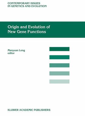  Origin and Evolution of New Gene Functions | Buch |  Sack Fachmedien