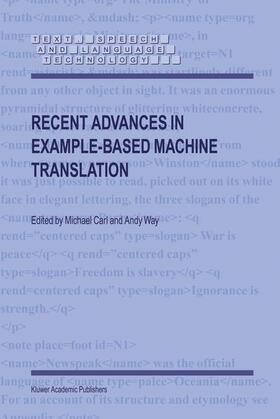 Way / Carl |  Recent Advances in Example-Based Machine Translation | Buch |  Sack Fachmedien