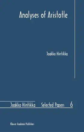 Hintikka |  Analyses of Aristotle | eBook | Sack Fachmedien