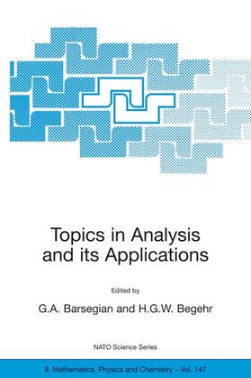 Barsegian / Begehr |  Topics in Analysis and Its Applications | Buch |  Sack Fachmedien