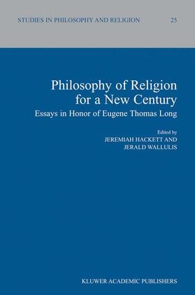 Hackett / Wallulis |  Philosophy of Religion for a New Century | Buch |  Sack Fachmedien