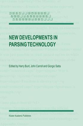 Bunt / Satta / Carroll |  New Developments in Parsing Technology | Buch |  Sack Fachmedien