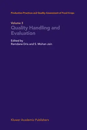 Dris / Jain |  Quality Handling and Evaluation | eBook | Sack Fachmedien