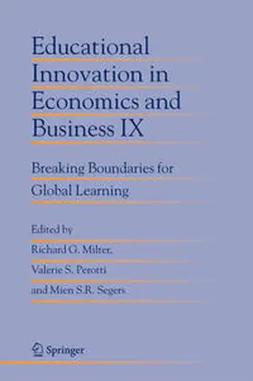 Milter / Perotti / Segers |  Educational Innovation in Economics and Business IX | eBook | Sack Fachmedien