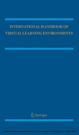 Weiss / Nolan / Hunsinger |  International Handbook of Virtual Learning Environments | eBook | Sack Fachmedien