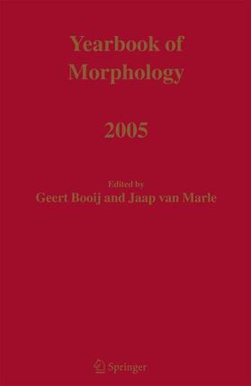 Booij / Marle |  Yearbook of Morphology 2005 | Buch |  Sack Fachmedien