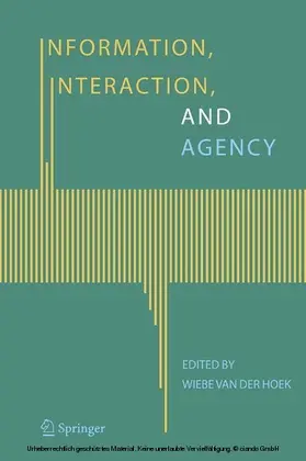 van der Hoek |  Information, Interaction, and Agency | eBook | Sack Fachmedien