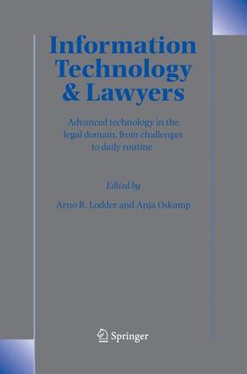 Lodder / Oskamp |  Information Technology and Lawyers | Buch |  Sack Fachmedien