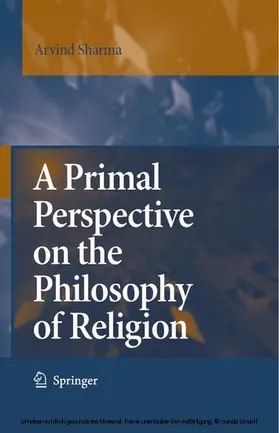 Sharma |  A Primal Perspective on the Philosophy of Religion | eBook | Sack Fachmedien