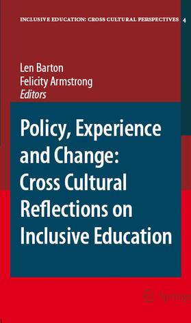 Barton / Armstrong / Rioux |  Policy, Experience and Change: Cross-Cultural Reflections on Inclusive Education | eBook | Sack Fachmedien