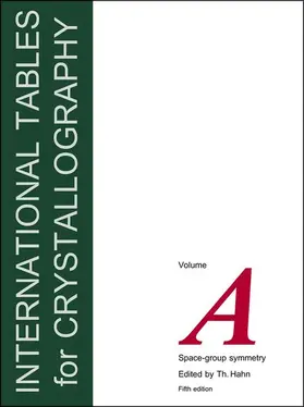 Hahn |  International Tables for Crystallography, Volume A: Space Group Symmetry | eBook | Sack Fachmedien