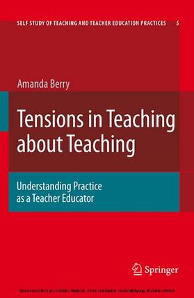 Berry |  Tensions in Teaching about Teaching | eBook | Sack Fachmedien