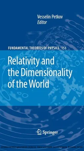 Petkov |  Relativity and the Dimensionality of the World | eBook | Sack Fachmedien